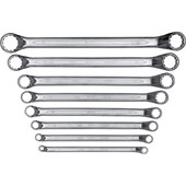 Doppel-Ringschlüssel-Satz gekröpft SW 6 bis 22, 8-tlg.